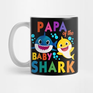 Papa of the baby shark Mug